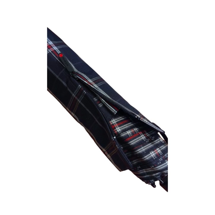 Knirps T200 medium duomatic check navy